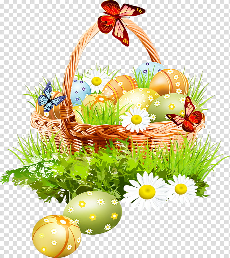 Easter egg, Easter Basket Cartoon, Happy Easter Day, Eggs, Easter
, Grass, Hamper, Food transparent background PNG clipart