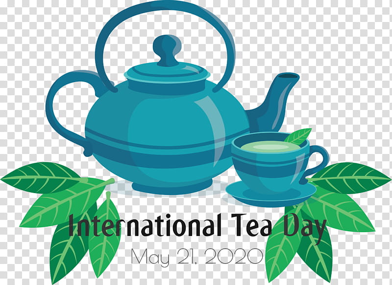 International Tea Day Tea Day, Teapot, Teacup, Kettle, Flat Design, Stovetop Kettle transparent background PNG clipart