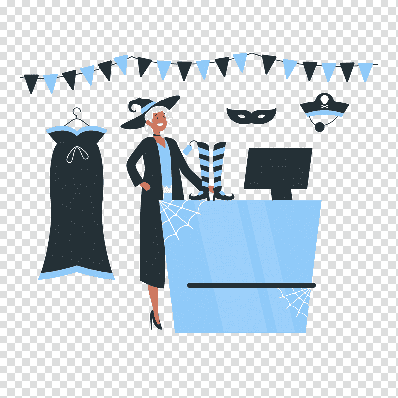 shopping, man in black t-shirt and blue pants holding blue umbrella, Watercolor Painting, Drawing, Logo, Ghost, Ink, Cartoon transparent background PNG clipart