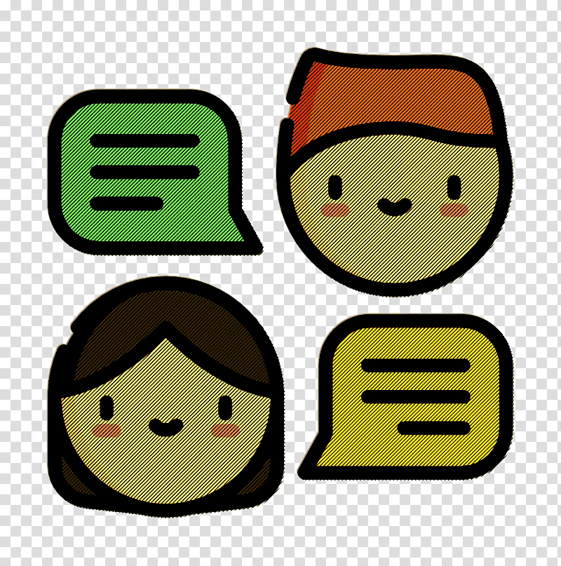 Chat icon Talk icon Friendship icon, Language, Meter, Cubic Meter, Document transparent background PNG clipart