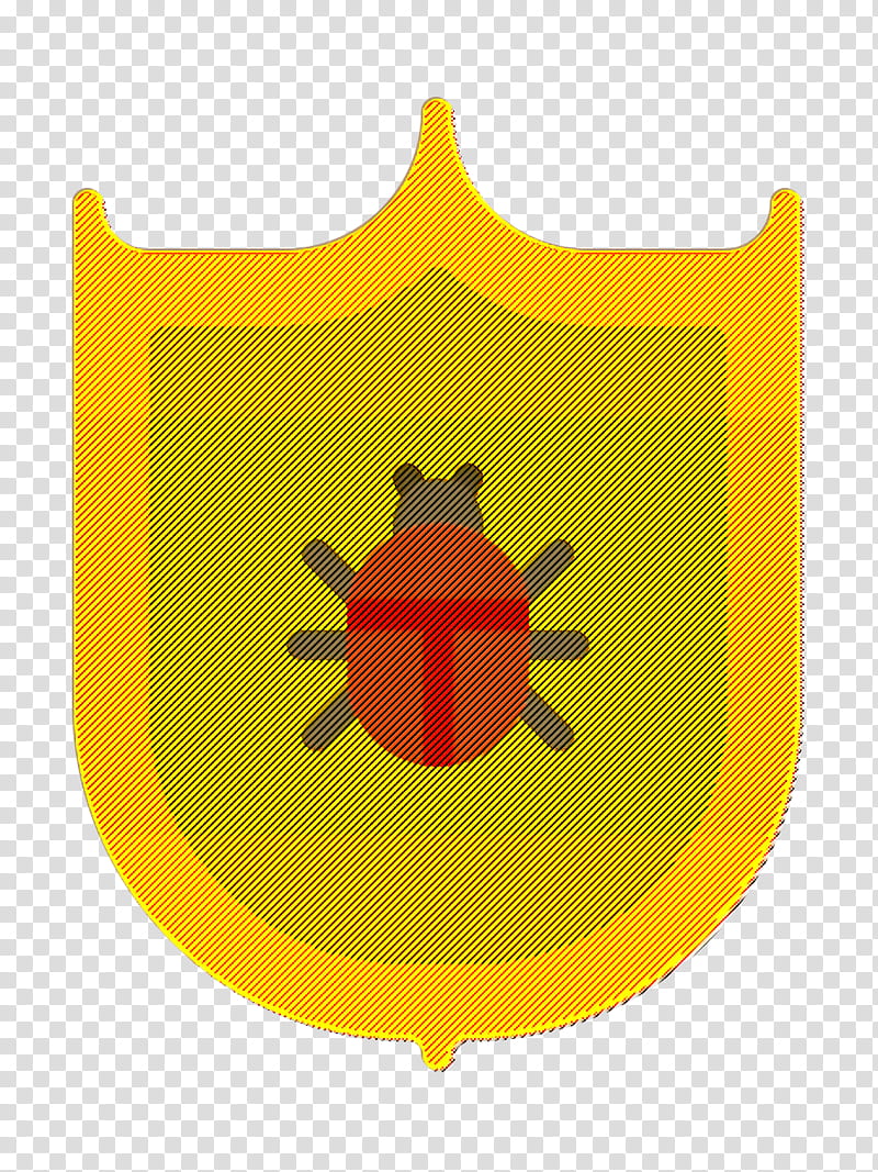 Data Protection icon Antivirus icon, Shield, Emblem, Yellow, Flag, Crest, Symbol, Badge transparent background PNG clipart