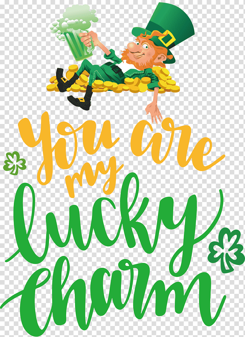 You Are My Lucky Charm St Patricks Day Saint Patrick, Logo, Symbol, Meter, Happiness, Leprechaun, Mtree transparent background PNG clipart