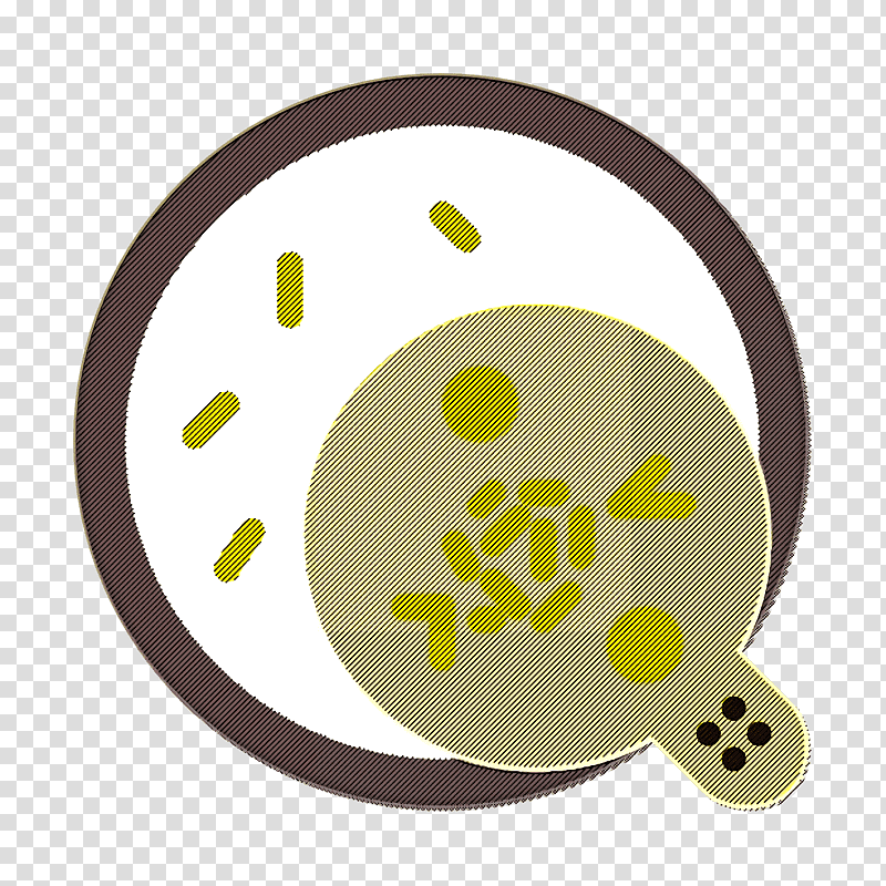 Medical Asserts icon Bacteria icon, Yellow, Biology, Science transparent background PNG clipart