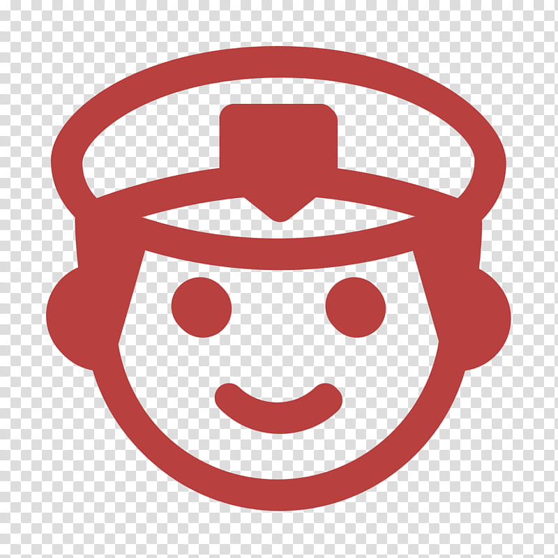 Police icon Smiley and people icon Emoji icon, Circle, Character, Meter, Headgear, Character Created By, Mathematics, Analytic Trigonometry And Conic Sections transparent background PNG clipart