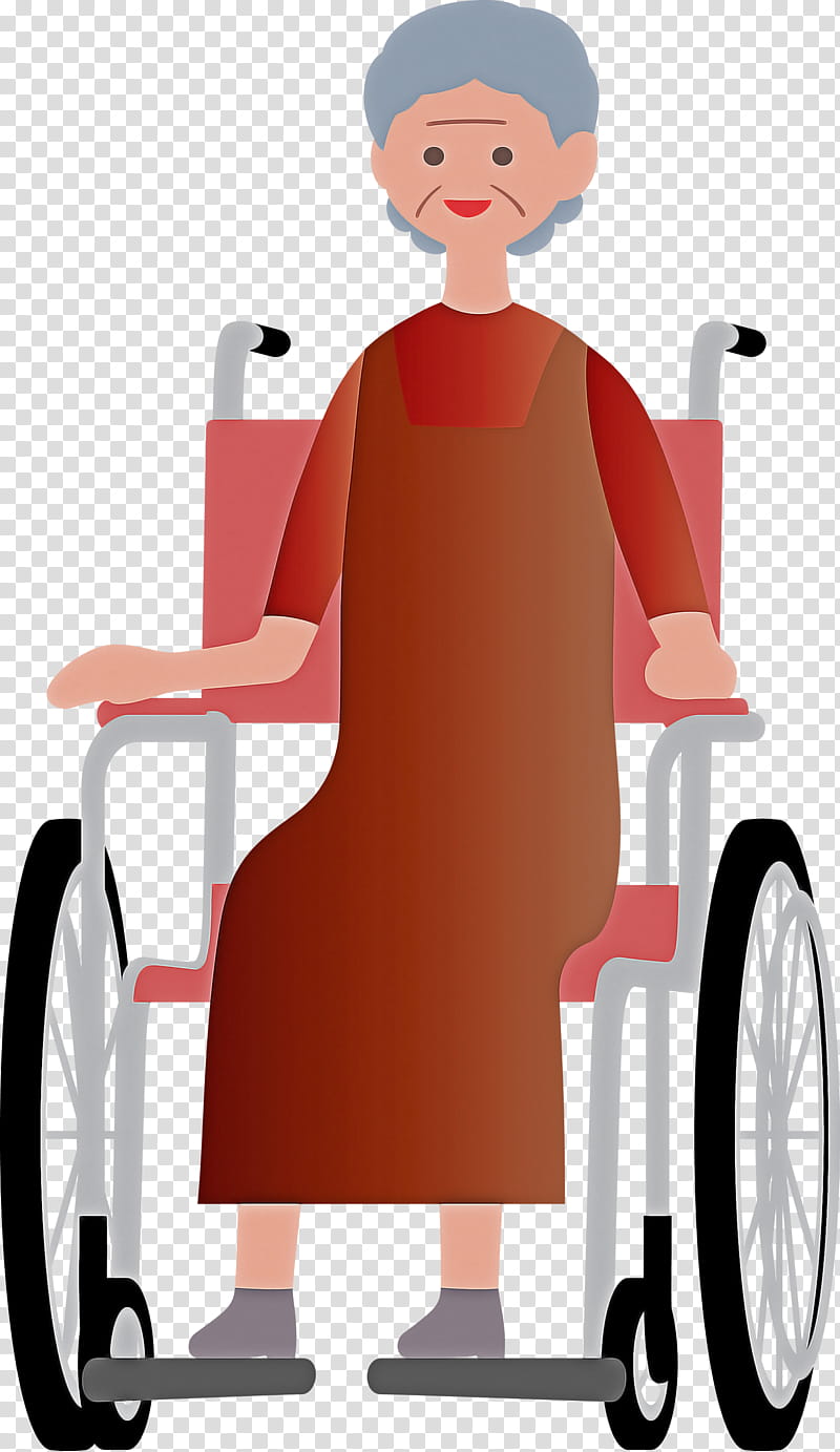 grandma wheelchair, Kumamoto, Taxi, Health, Sitting, Cartoon, Welfare transparent background PNG clipart