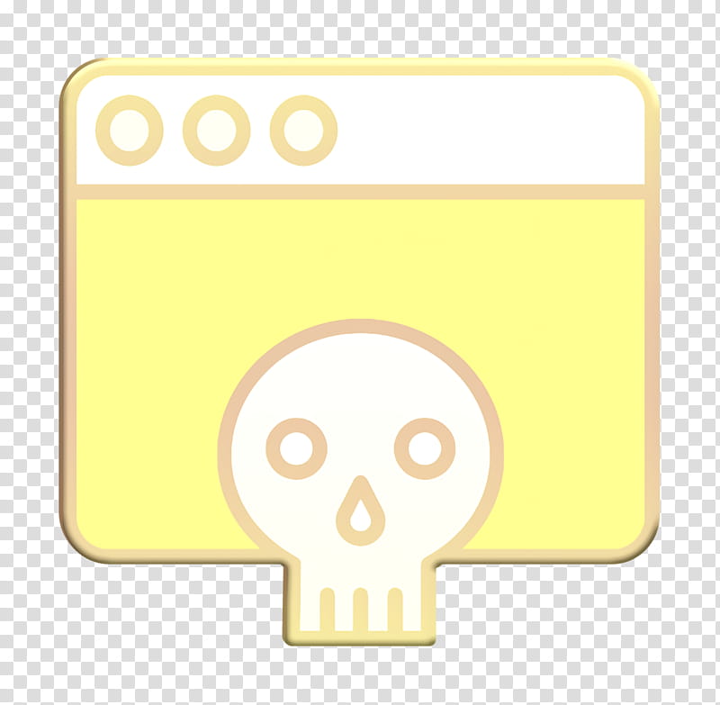 Seo and web icon Cyber icon Hacker icon, Yellow, Head, Square transparent background PNG clipart