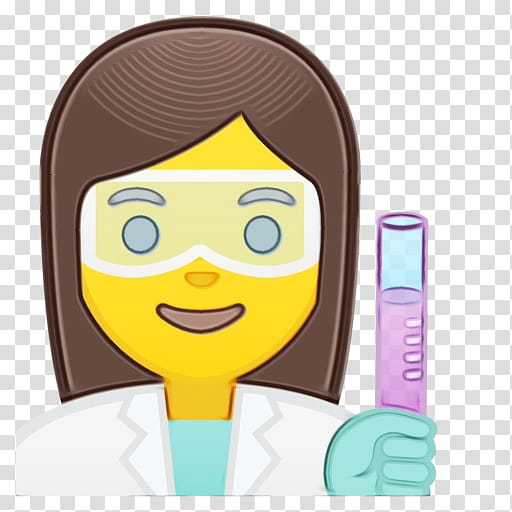 Smiley Emoji, Scientist, Woman, Light Skin, Noto Fonts, Cartoon transparent background PNG clipart