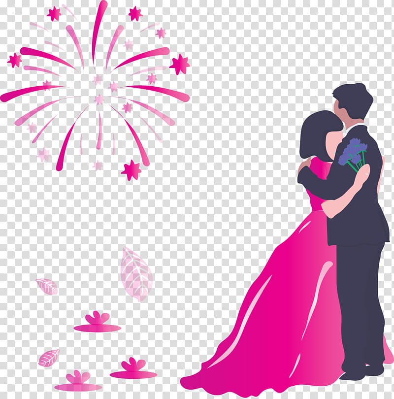 wedding love, Pink, Silhouette, Dress, Magenta, Event, Gown, Bride transparent background PNG clipart