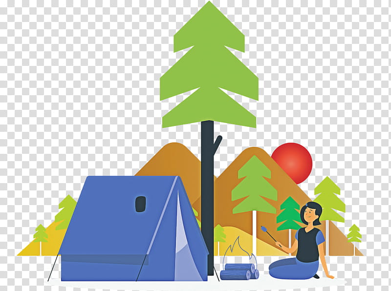 Summer camp, 3D Computer Graphics, Watercolor Painting, Logo, Line ...