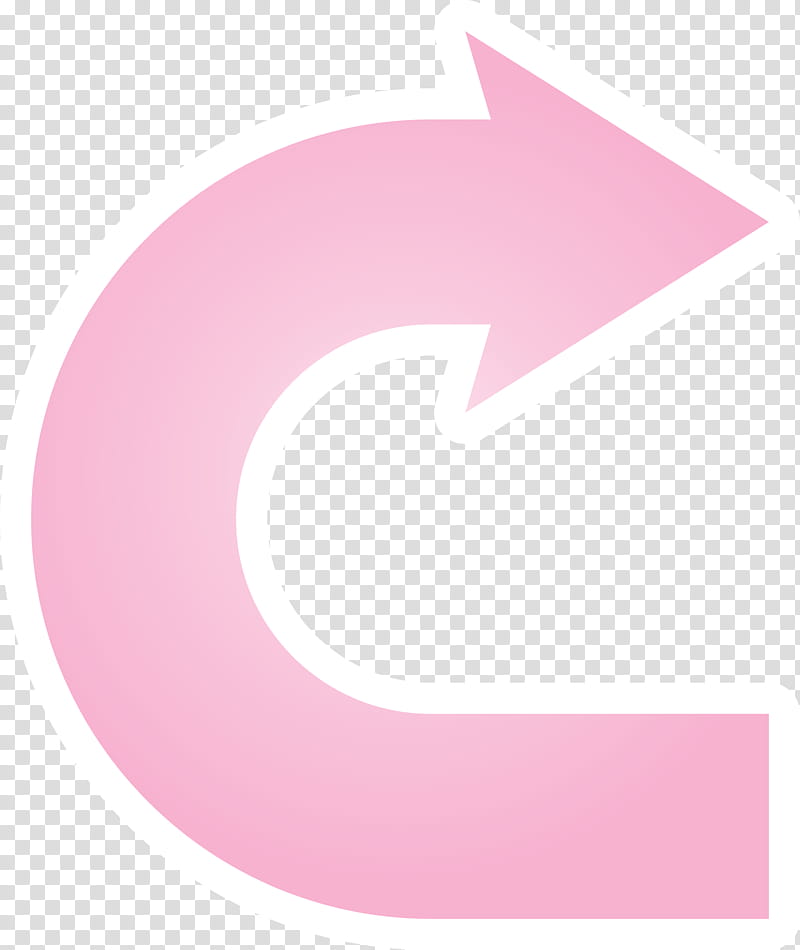 U Shaped Arrow, Pink, Material Property, Logo, Circle, Symbol transparent background PNG clipart