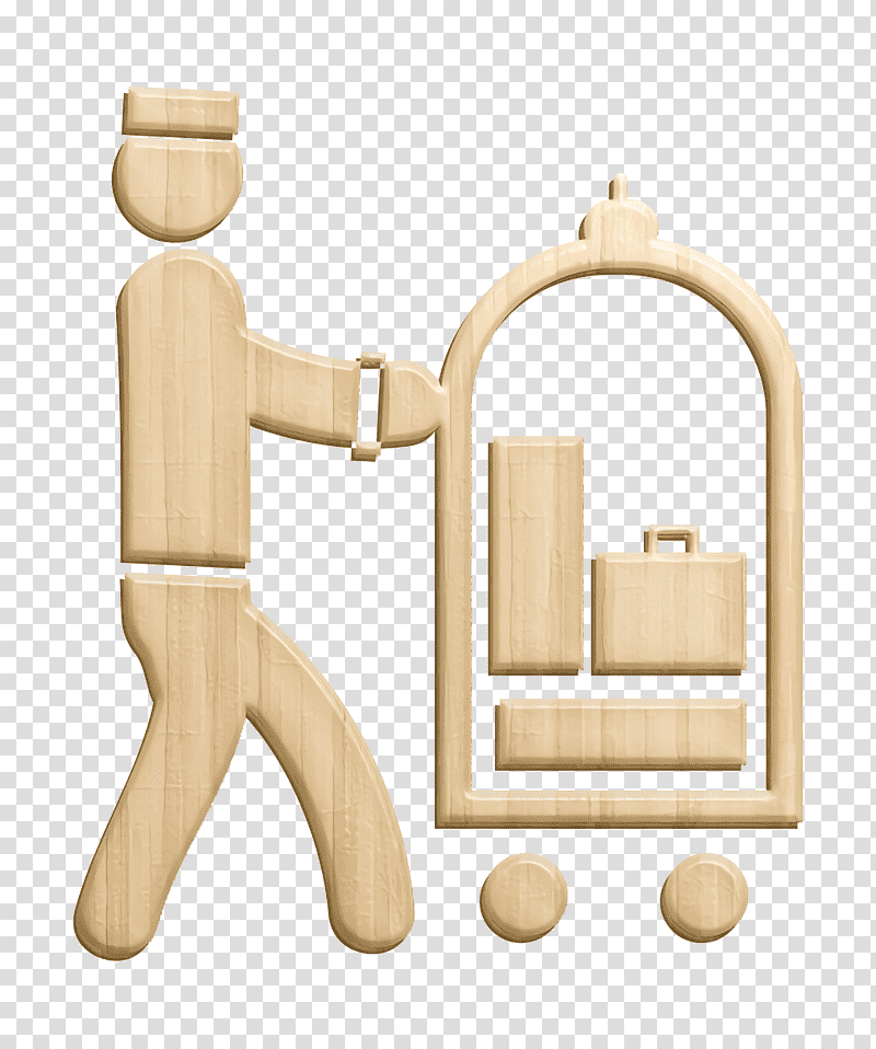 people icon Hotel service icon Bellhop icon, Humans 2 Icon, M083vt, Wood transparent background PNG clipart