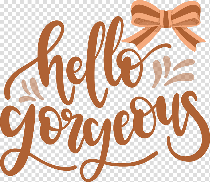 Fashion Hello Gorgeous, Logo, Calligraphy, Line, Meter, Mathematics, Geometry transparent background PNG clipart