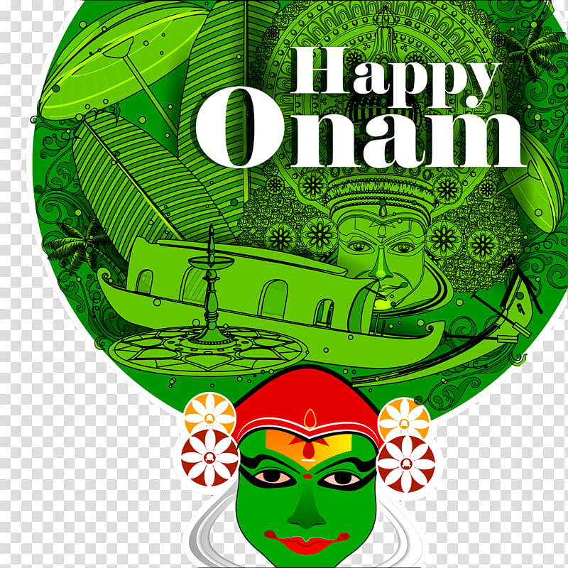 onam Harvest festival Hindu, South India, Royaltyfree, Kathakali, Rangoli, Kerala Festival transparent background PNG clipart