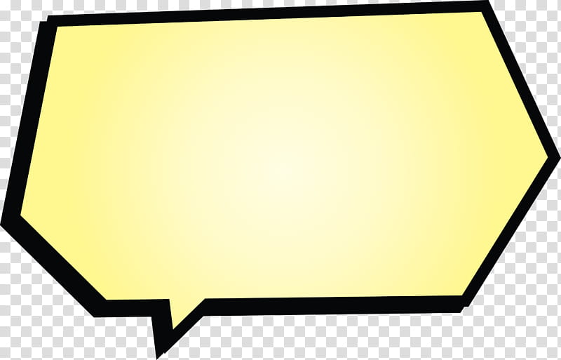 thought bubble Speech balloon, Yellow transparent background PNG clipart