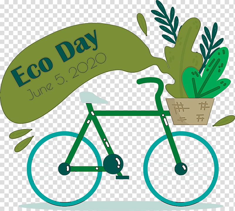 Eco Day Environment Day World Environment Day, Bicycle, Bicycle Frame, Road Bicycle, Fixedgear Bicycle, Derailleur Gears, Cycling, Racing Bicycle transparent background PNG clipart