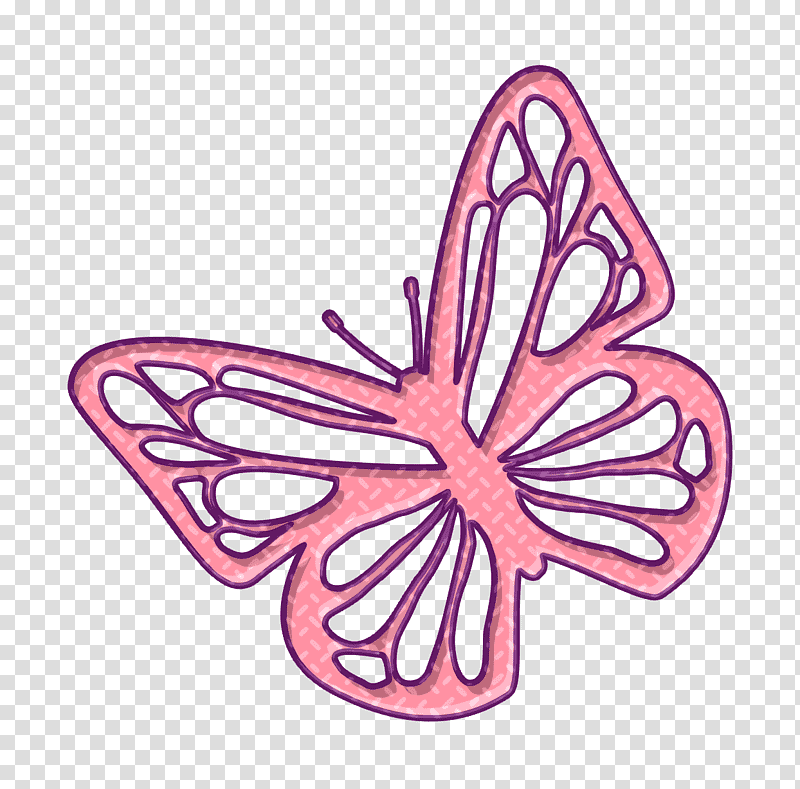 Butterfly top view icon Butterfly icon Butterflies icon, Animals Icon, Brushfooted Butterflies, Butterfly M, Wing, Monarch Butterfly, Lepidoptera transparent background PNG clipart