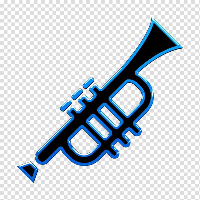 Trumpet icon music icon Trumpet silhouette icon, Music And Sound 1 Icon, Brass Instrument, Flute, Trombone, Saxophone, Sheet Music transparent background PNG clipart