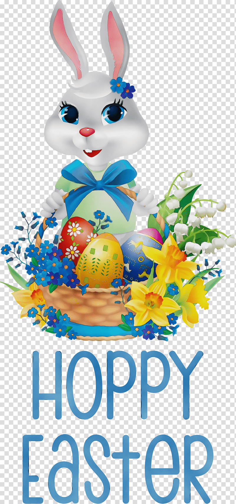 Easter Bunny, Hoppy Easter, Easter Day, Happy Easter, Watercolor, Paint, Wet Ink transparent background PNG clipart