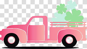 car pickup truck truck model car vintage car, St Patricks Day, Saint Patrick, Watercolor, Paint, Wet Ink transparent background PNG clipart thumbnail