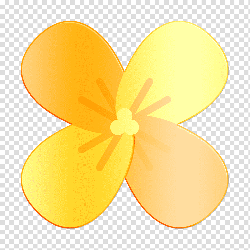 Flower icon Flowers icon Wallflower icon, Butterflies, Symmetry, Petal, Yellow, Circle, Computer transparent background PNG clipart