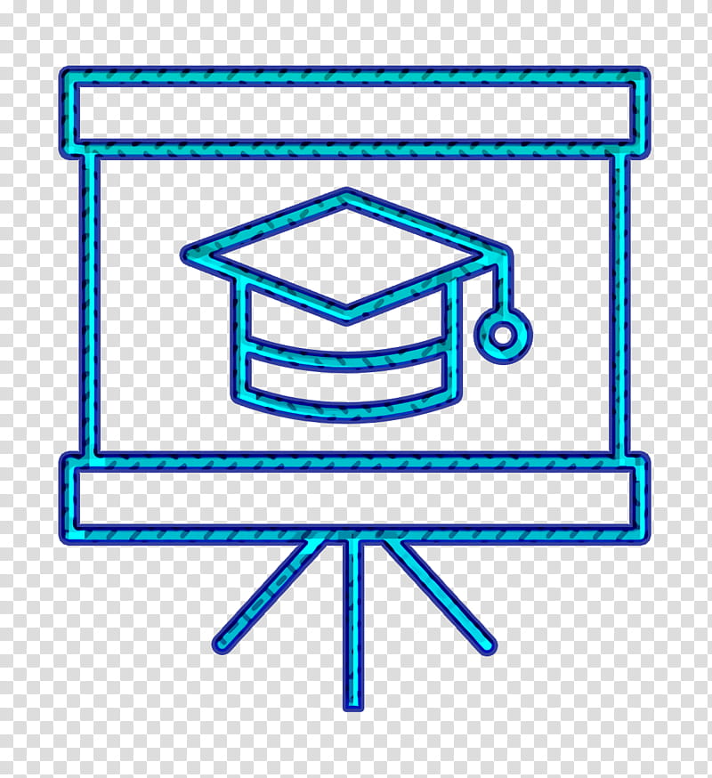 Presentation icon School icon Lecturer icon, Line, Line Art, Sign, Symbol transparent background PNG clipart