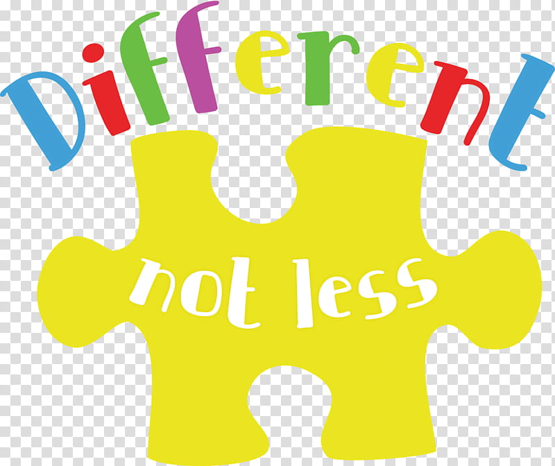 World Autism Awareness Day, Text, Yellow, Line, Logo transparent background PNG clipart
