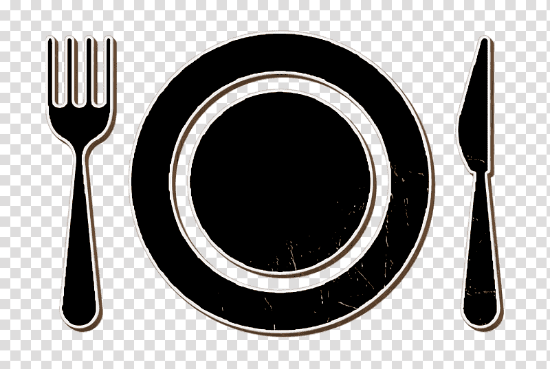 Dish Fork and Knife icon icon Plate icon, Homewares Icon, Spoon transparent background PNG clipart