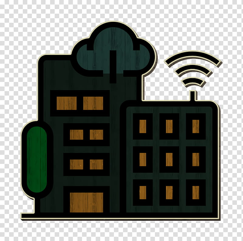 Technologies Disruption icon Smart city icon Wifi icon, Green, Symbol, Square transparent background PNG clipart