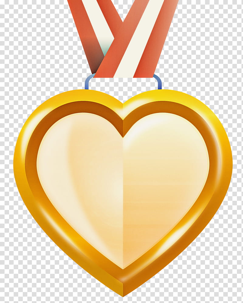 heart gold medal badge, Jewellery, Award, Logo, Line Art, Symbol transparent background PNG clipart