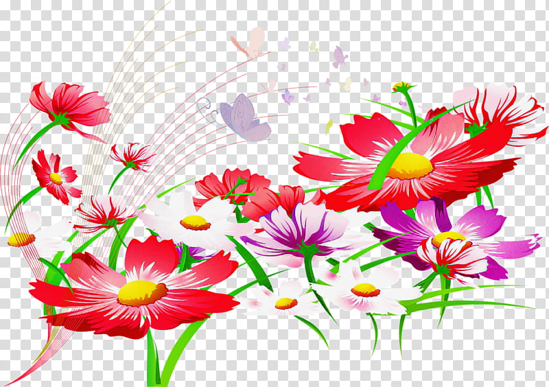 Floral design, Chrysanthemum, Garden Cosmos, Marguerite Daisy, Annual Plant, Cut Flowers, Herbaceous Plant, Plant Stem transparent background PNG clipart