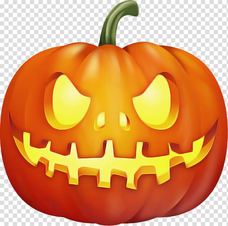 Pumpkin, Calabaza, Orange, Jackolantern, Trickortreat, Vegetable, Plant, Winter Squash transparent background PNG clipart