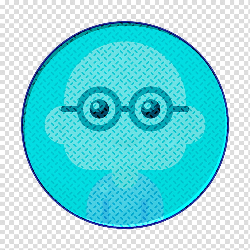 Avatars icon Bald icon Man icon, Aqua, Turquoise, Teal, Circle, Octopus, Emoticon, Smile transparent background PNG clipart