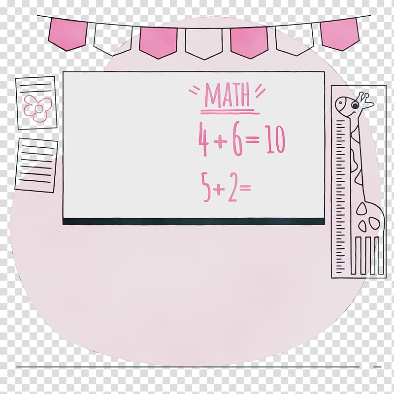 teaching line font rectangle m, Education
, Watercolor, Paint, Wet Ink, , Mathematics transparent background PNG clipart