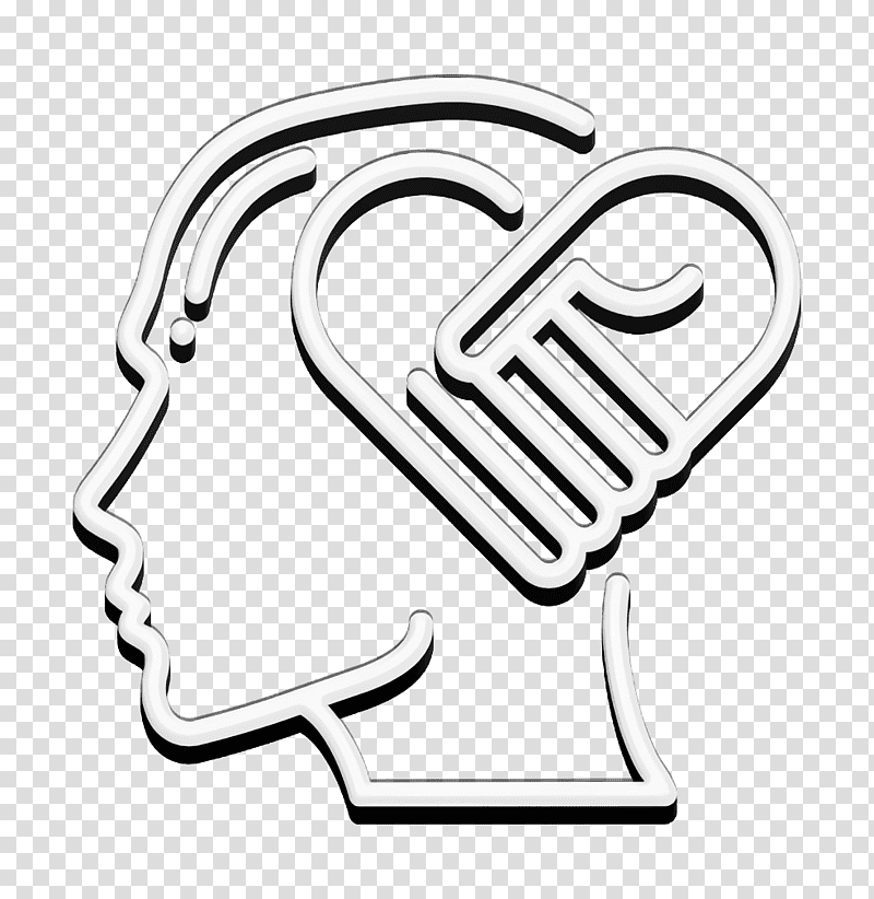 Human mind icon Empathy icon Brain icon, Line Art, Logo, Symbol, Meter, Hm transparent background PNG clipart