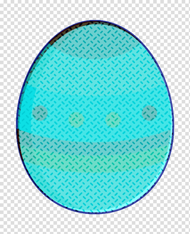 Spring icon Easter icon Easter egg icon, Turquoise M, Green, Microsoft Azure transparent background PNG clipart