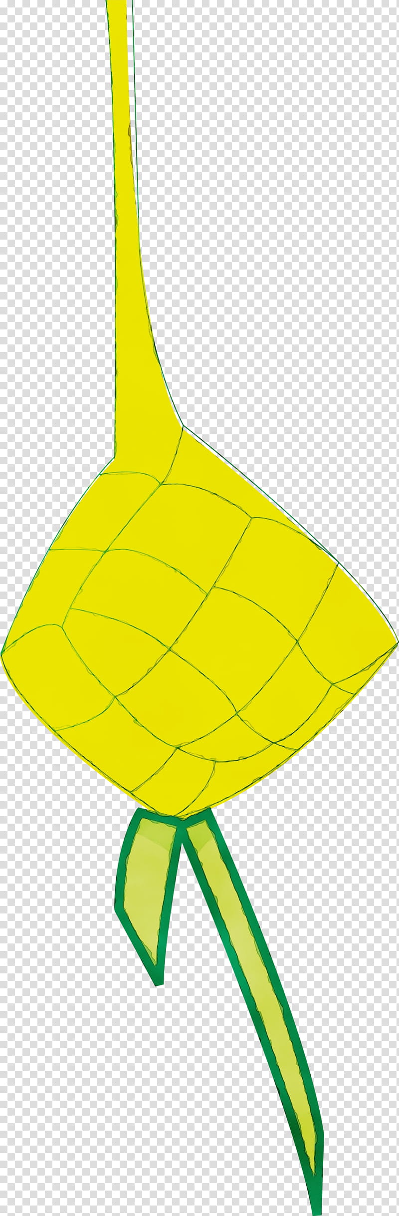 leaf angle line yellow table, Ketupat, Kupat, Tipat, Watercolor, Paint, Wet Ink, Plant Structure transparent background PNG clipart