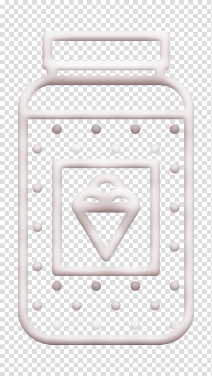 Jar icon Ice Cream icon Topping icon, Polka Dot, Rectangle, Blackandwhite, Square transparent background PNG clipart