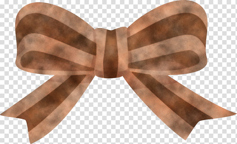 Decoration Ribbon Cute Ribbon, Brown, Bow Tie, Beige transparent background PNG clipart