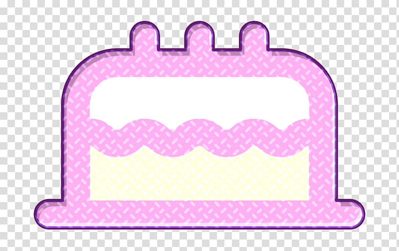 Cake icon Baby icon, Frame, Pink M, Line, Meter transparent background PNG clipart