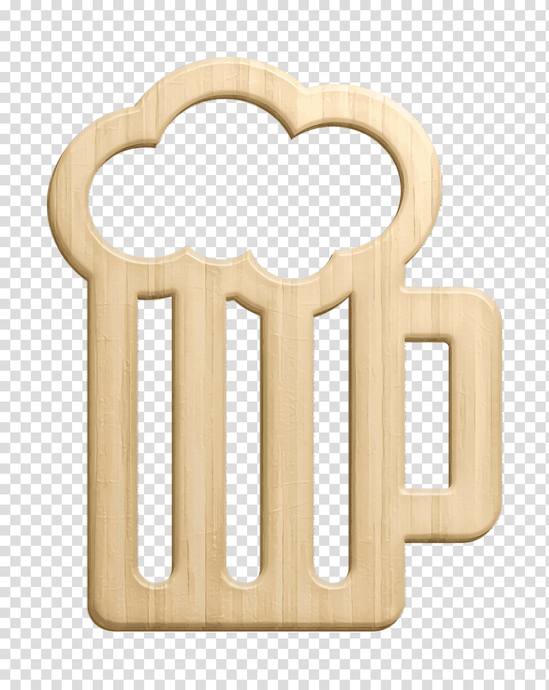 Beer mug icon food icon Hotels icon, Beer Icon, M083vt, Meter, Wood transparent background PNG clipart