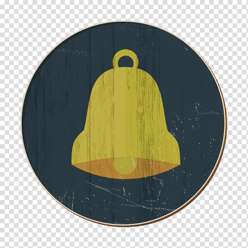 Alerts icon Bell icon, Hat, Yellow transparent background PNG clipart