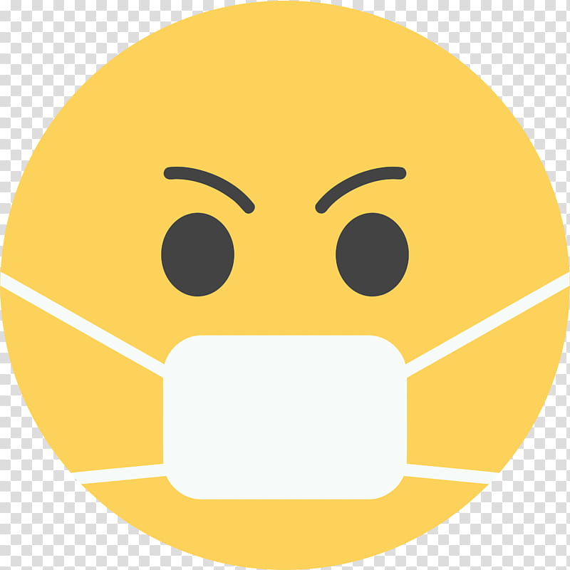 medical mask surgical mask, Emoticon, Yellow, Face, Smile, Smiley, Facial Expression, Head transparent background PNG clipart