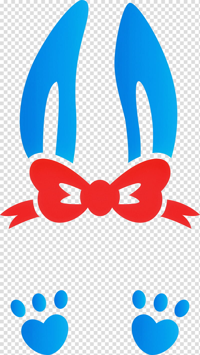 Easter bunny Easter Day Rabbit, Blue transparent background PNG clipart