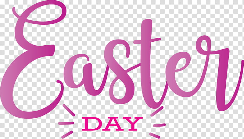 Easter Day Happy Easter Day, Text, Pink, Magenta, Violet, Line, Logo transparent background PNG clipart