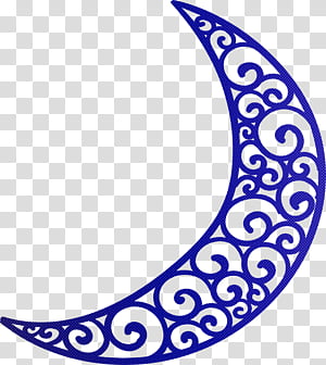 Ramadan Gold Crescent Moon HD PNG