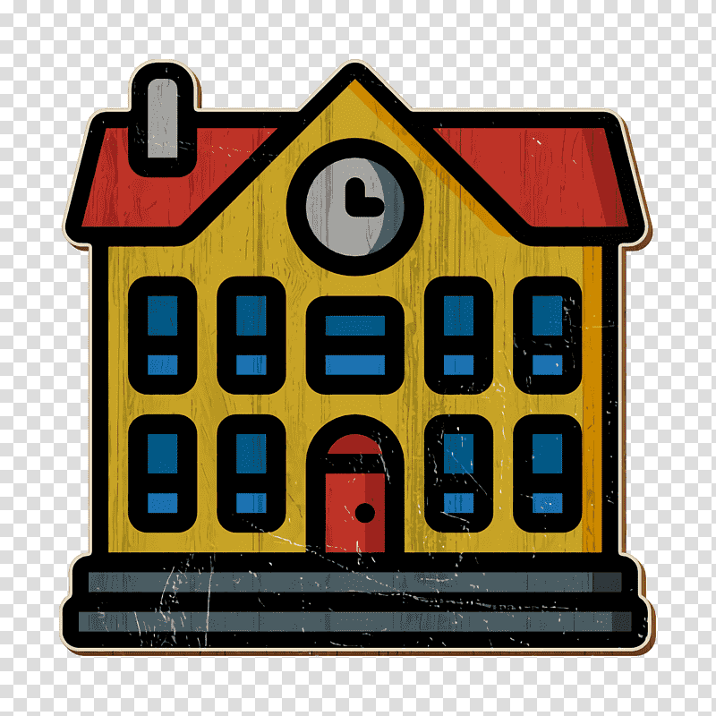 City life icon School icon, School
, Student, Education
, Test, Middle School, Educational Institution transparent background PNG clipart