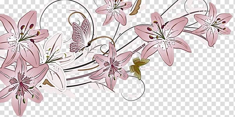 Lily Flower, Floral Design, Watercolor Painting, Line Art, Cartoon, Drawing, International Womens Day, Contour Drawing transparent background PNG clipart