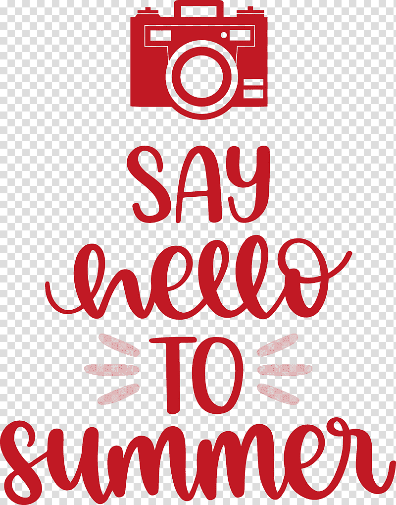 Say Hello to Summer Summer Hello Summer, Summer
, Logo, Sign, Red, Line, Meter transparent background PNG clipart