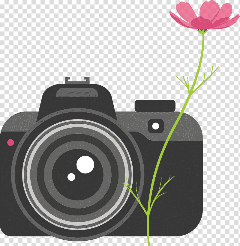 Camera Flower, Camera Lens, Digital Camera, Video Camera, Artists Portfolio transparent background PNG clipart