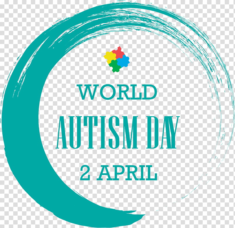 Autism day World Autism Awareness Day Autism Awareness Day, Logo, Circle transparent background PNG clipart